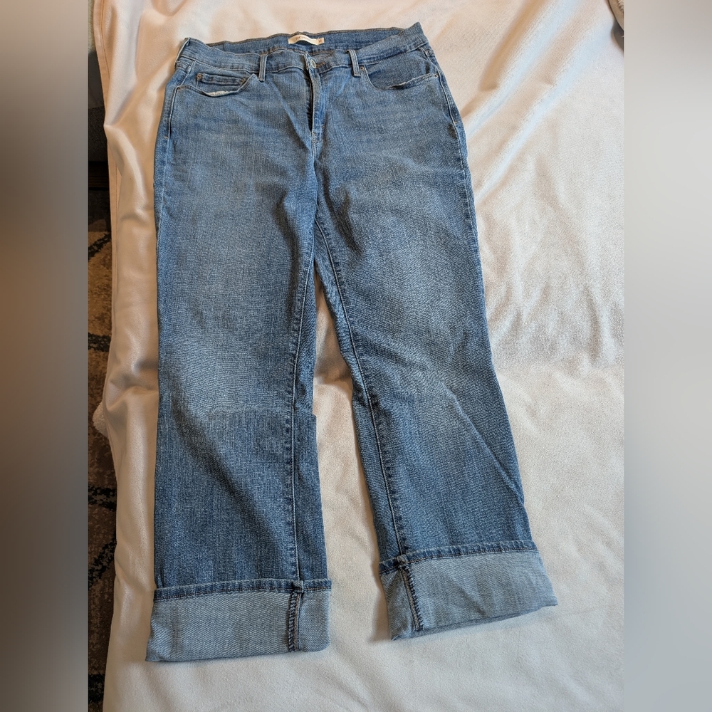 Levi's 505 Women's Cropped Jeans Sz 14
